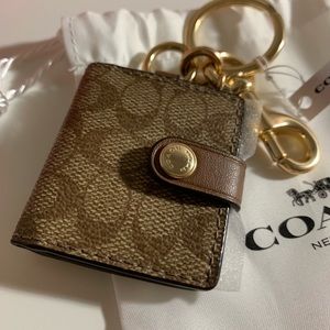 NWT coach keychain!